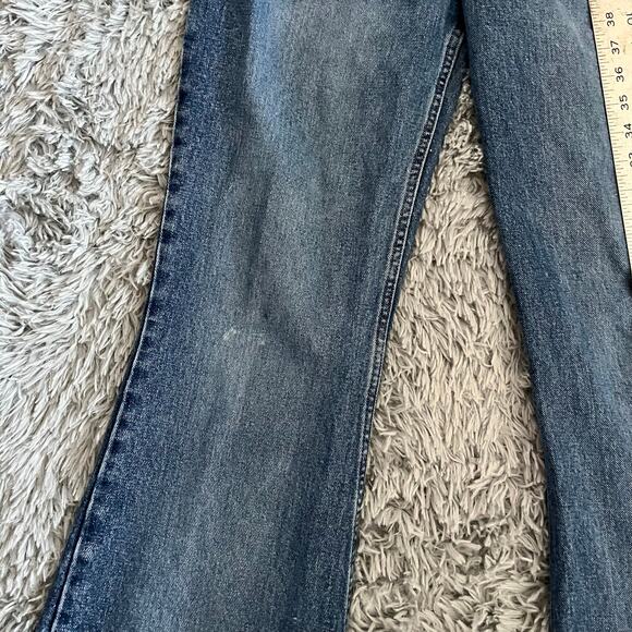 Vintage Y2K lei Wide Leg Blue Jeans Women’s Denim 2000s Large - Picture 7 of 12
